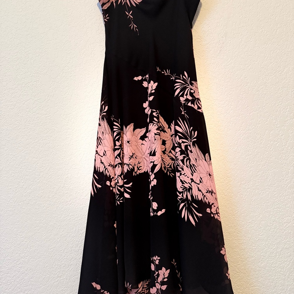 Floral Black and Pink Dress by Dress-U by Sharon - Picture 5 of 6